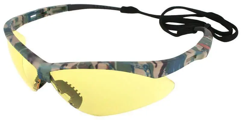 Nemesis Camo Amber Lens Safety Glasses #22610 1
