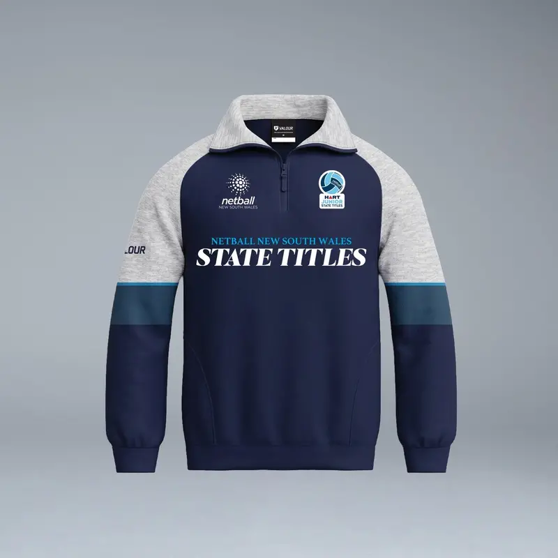 Netball Nsw 2026 Junior State Titles 1/4 Zip Association Crew 1