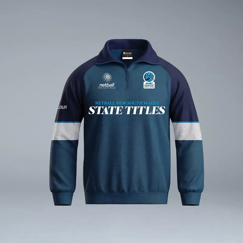 Netball Nsw 2026 Senior State Titles 1/4 Zip Association Crew 1