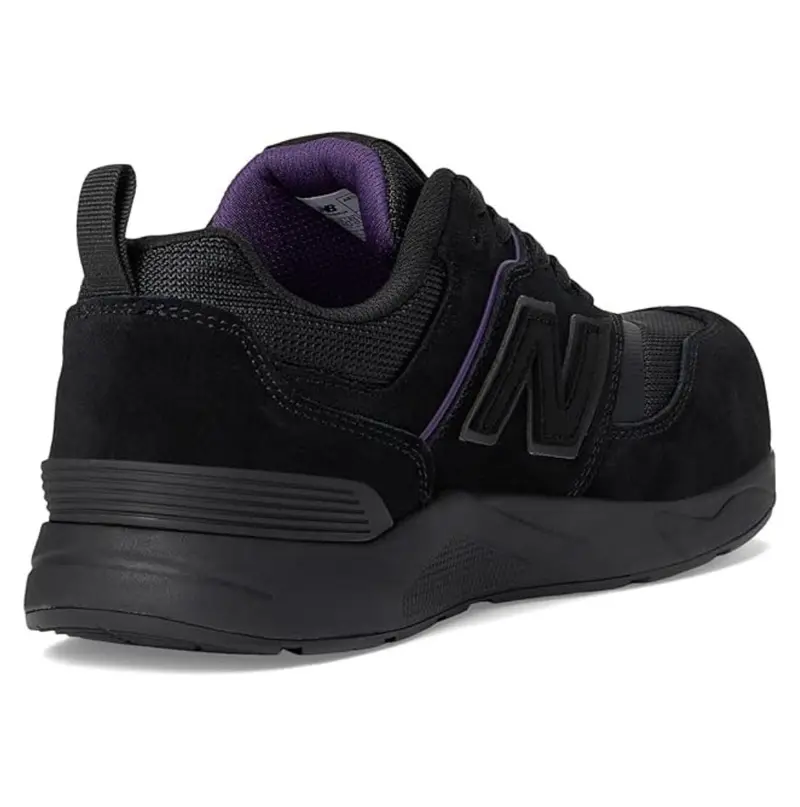 New Balance Elite Lite Women's Sd Work Composite Toe Safety Csa Shoe Wcelsdp-B - Black/Purple 2