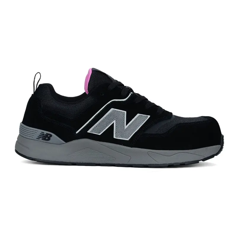 New Balance Elite Lite Women's Work Composite Toe Safety Csa Shoe Wcelehp-B - Black/Rose 1