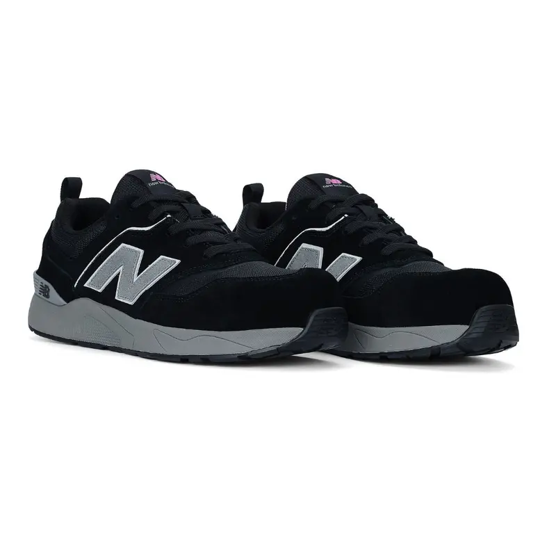 New Balance Elite Lite Women's Work Composite Toe Safety Csa Shoe Wcelehp-B - Black/Rose 2