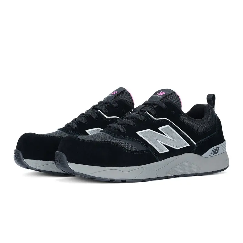 New Balance Elite Lite Women's Work Composite Toe Safety Csa Shoe Wcelehp-B - Black/Rose 8