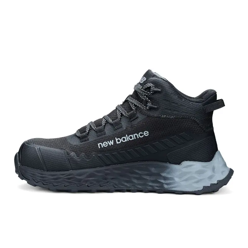 New Balance Fresh Foam Cremorne Men's Mid Work Lightweight Composite Toe Safety Csa Shoe Mcfcmehp-B - Black/Grey 4