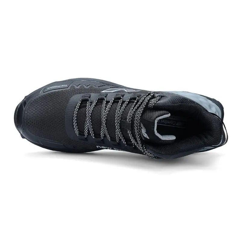 New Balance Fresh Foam Cremorne Men's Mid Work Lightweight Composite Toe Safety Csa Shoe Mcfcmehp-B - Black/Grey 9