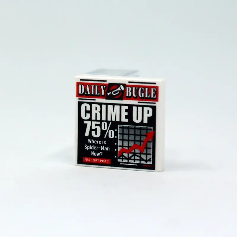 Newspaper - Crime Up 75% - 2X2 Tile 1