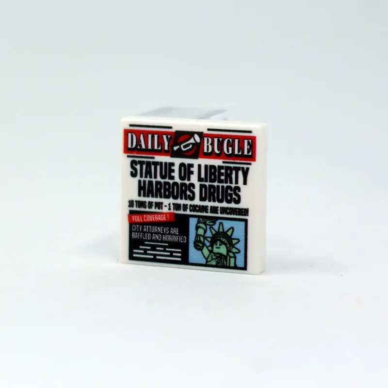 Newspaper - Statue Of Liberty - 2X2 Tile 1