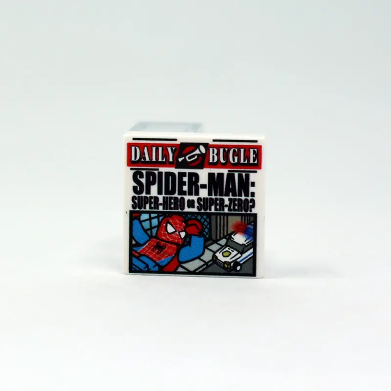 Newspaper - Super Hero Or Super Zero  - 2X2 Tile 1
