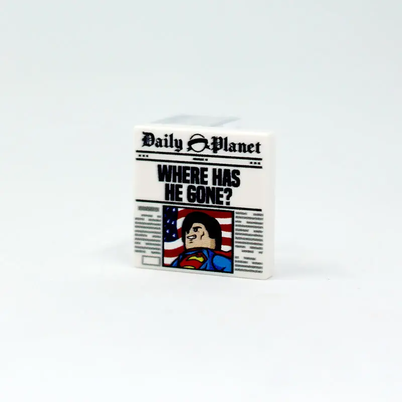 Newspaper - Where Has He Gone - 2X2 Tile 1