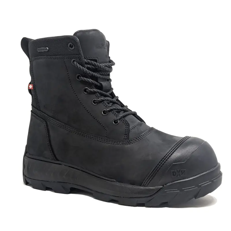 Nex Grip Ice Victor Pro 8" Unisex Winter Composite Toe Work Boot With Internal Met Guard Pw2083blk 1