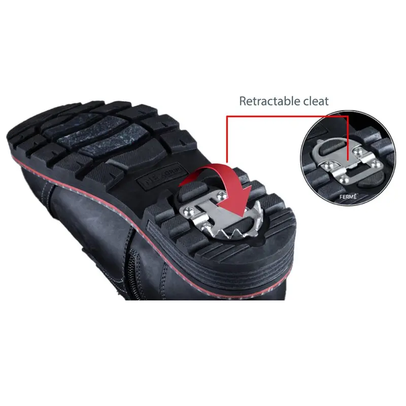 Nex Grip Ice Victor Pro 8" Unisex Winter Composite Toe Work Boot With Internal Met Guard Pw2083blk 2