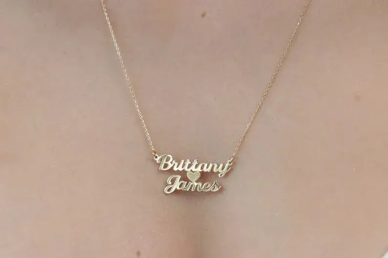 Noble And Elegant Customizable Name Design Light Luxury Necklace 4