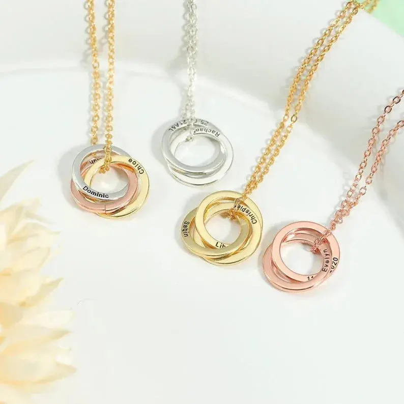 Noble Atmosphere Customizable Name Design Versatile Necklace 1