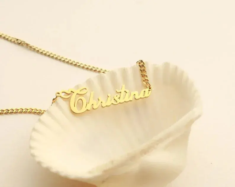 Noble Atmosphere Customizable Name Design Versatile Necklace 1