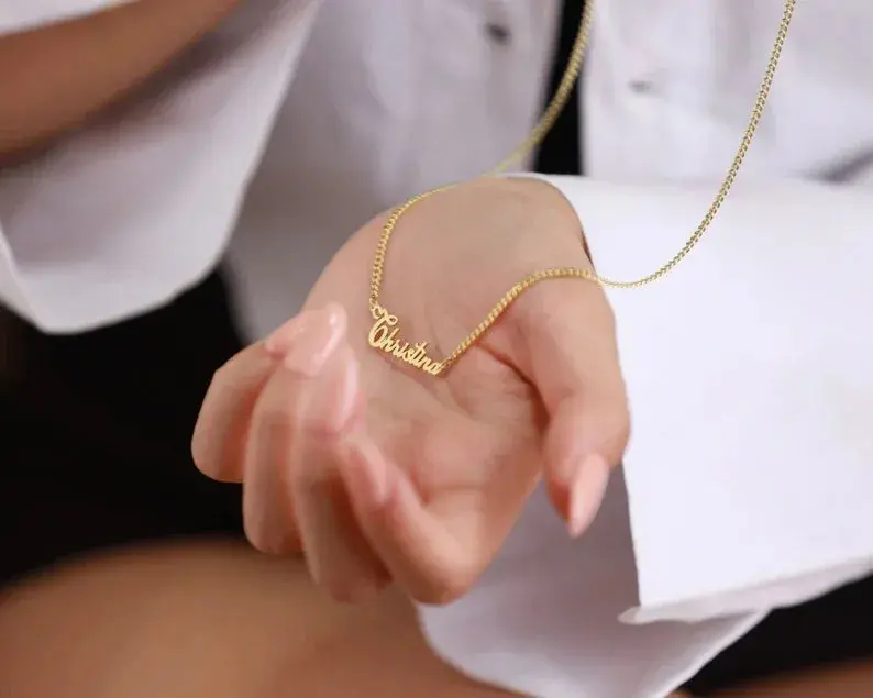 Noble Atmosphere Customizable Name Design Versatile Necklace 2