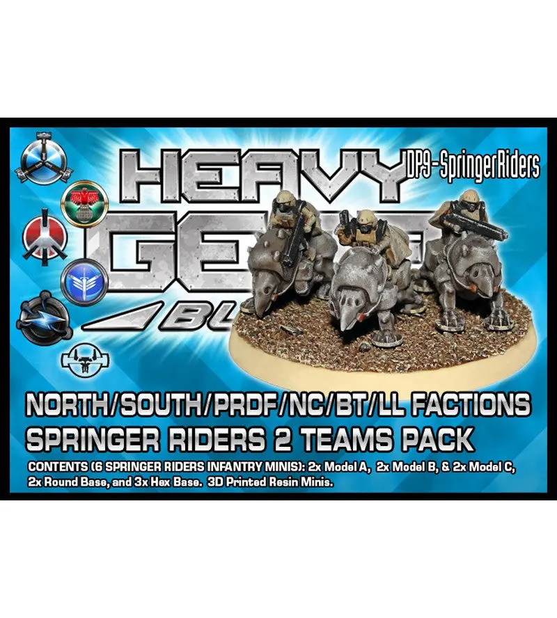 North/South/Prdf/Nc/Bt/Ll Springer Riders 2 Teams Pack 1