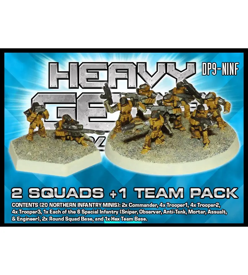 Northern Infantry 2 Squads +1 Team Pack 1