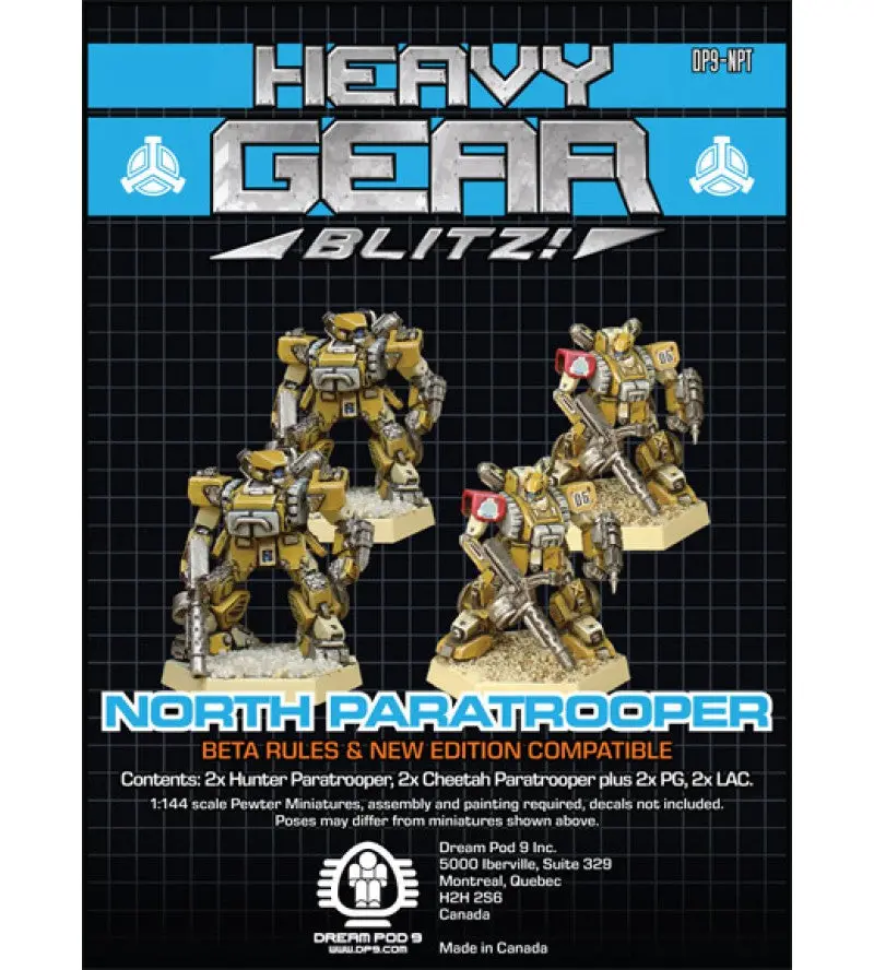 Northern Paratrooper Squad (4 Minis: 2X Hunter Paratroper, 2X Cheetah Paratrooper) 1