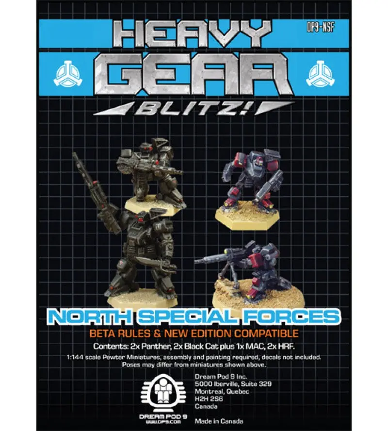 Northern Special Forces Squad (4 Minis: 2X Panther, 2X Black Cat) 1