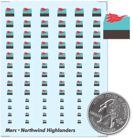 Northwind Highlanders (Old) Decals 1