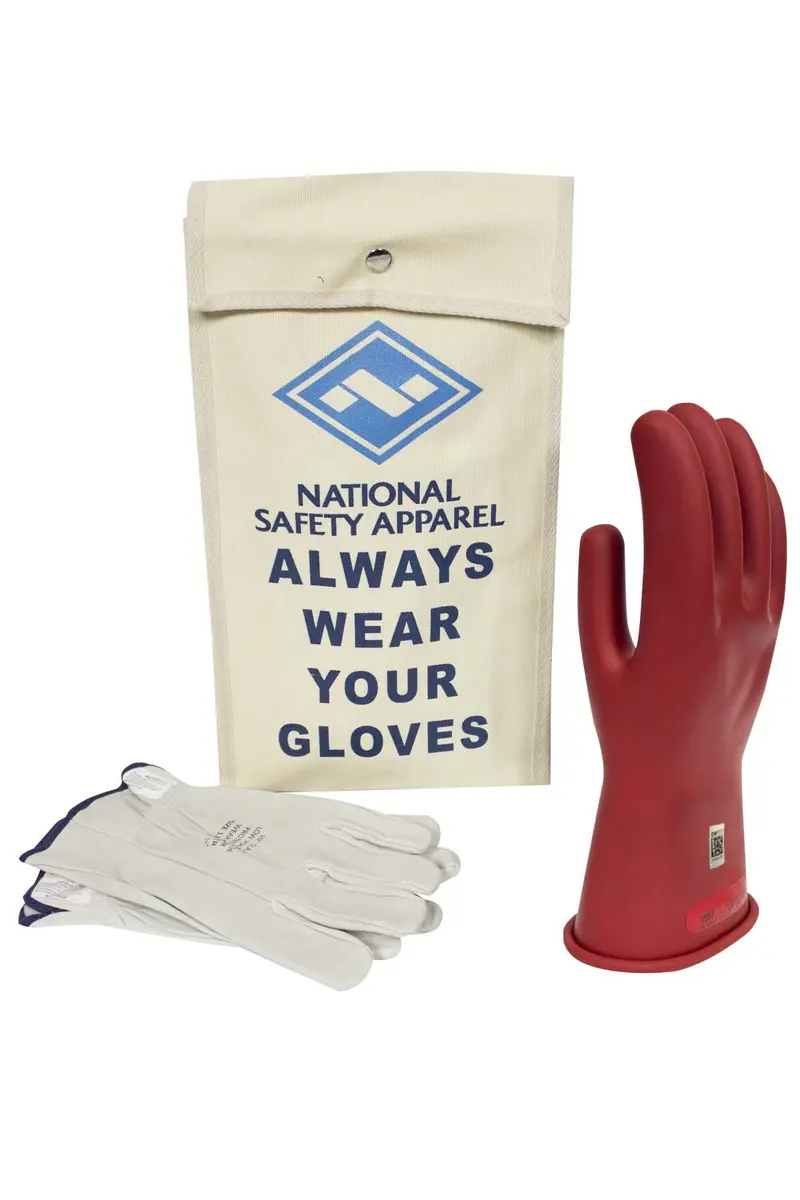Nsa Class 0 Arcguard Rubber Voltage Glove Kit 1