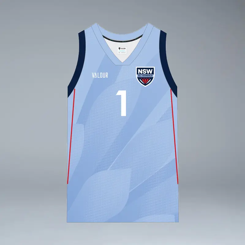 Nsw All Schools Female Basketball Singlet 1