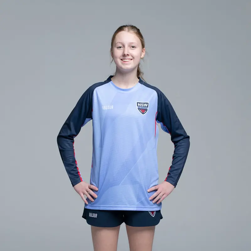 Nsw All Schools Female Long Sleeve Training Tee 1