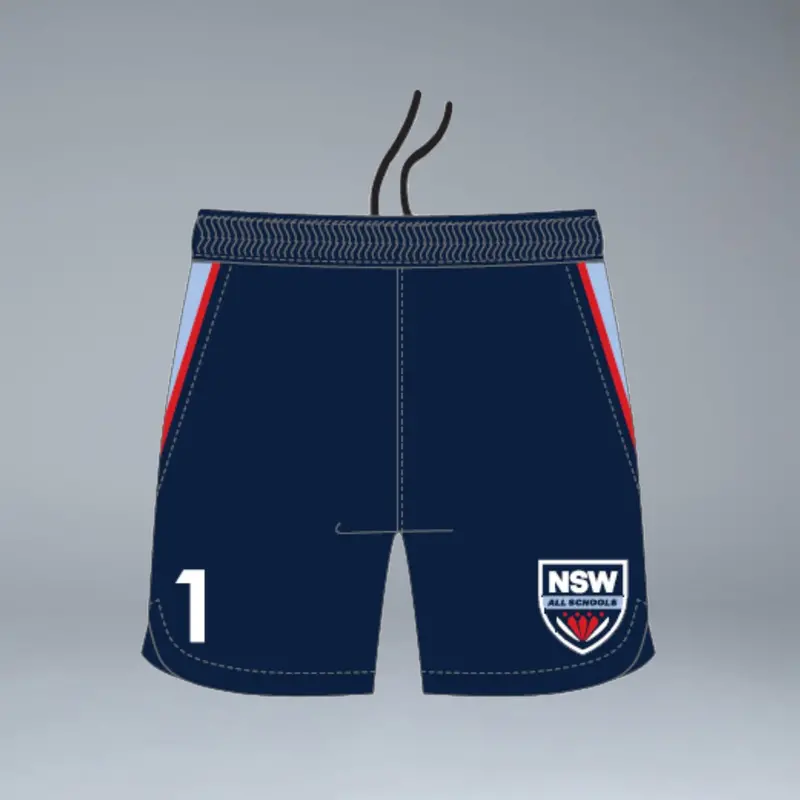 Nsw All Schools Unisex Numbered Playing Short 4