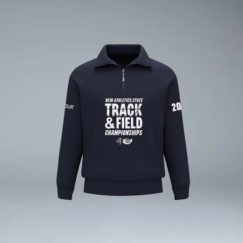 Nsw Athletics 2026 State Track And Field Half Zip 1