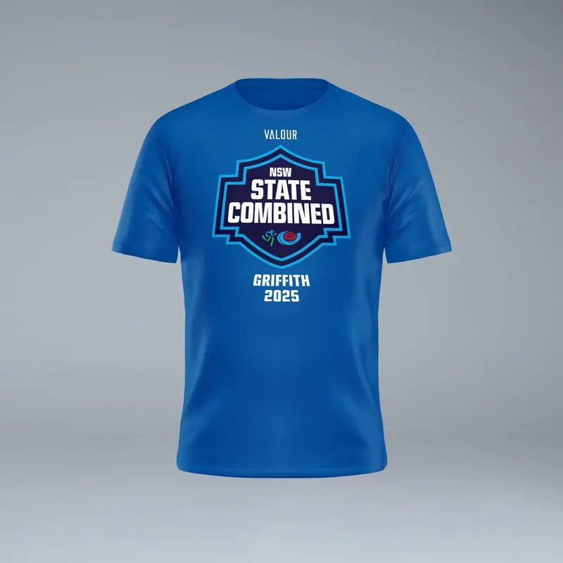Nsw Athletics State Combined Royal Tee 1