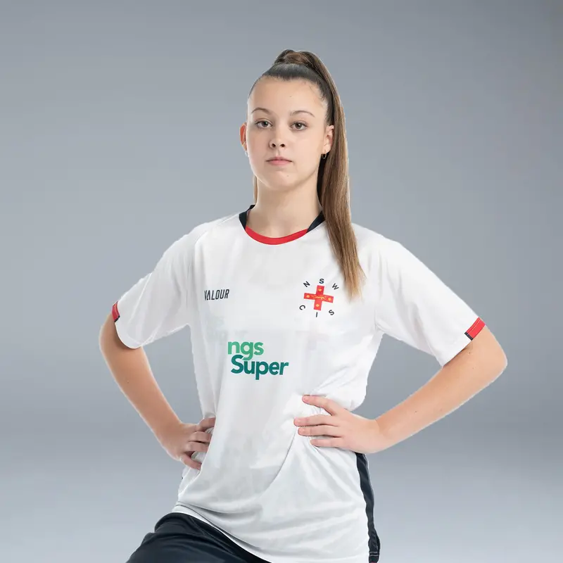 Nsw Cis Football / Hockey White Tee 1