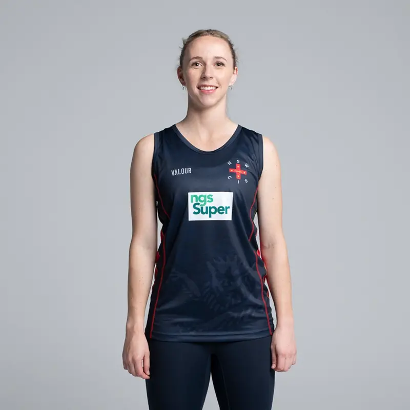 Nsw Cis Volleyball Ink Singlet 1