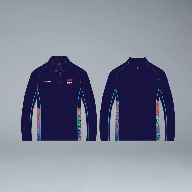 Nsw Oos Unisex Admin Long Sleeve Polo 1