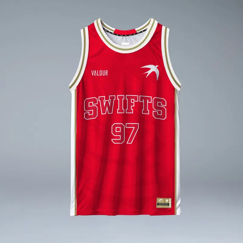 Nsw Swifts Authentics Red Singlet 1