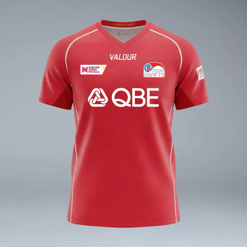 Nsw Swifts Women's Home Warm Up Tee 1