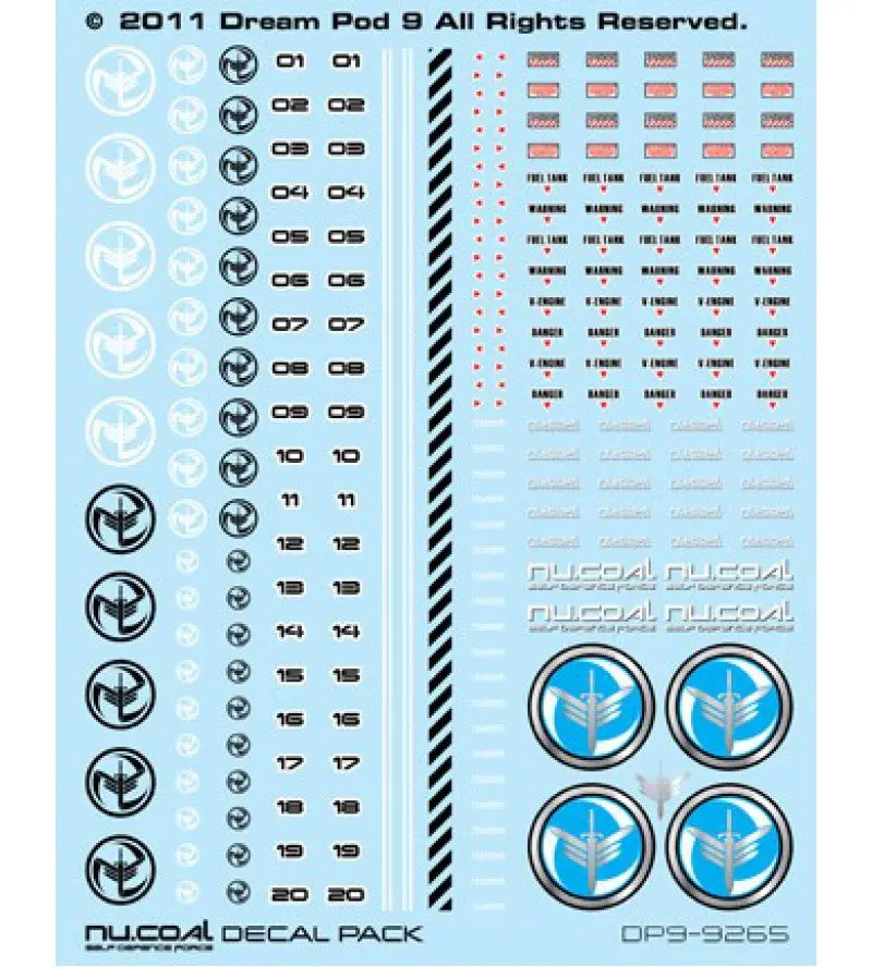 Nucoal Decals Pack 1