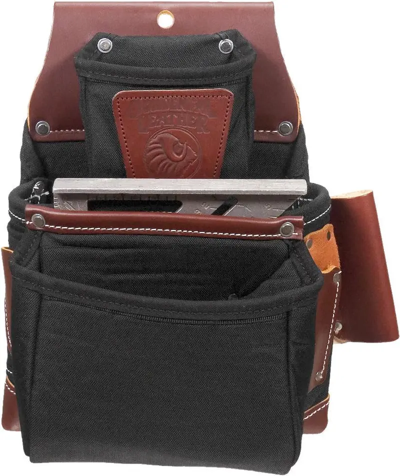 Occidental Leather Black Oxy Lights 3 Pouch Fastener Bag #B8060 1