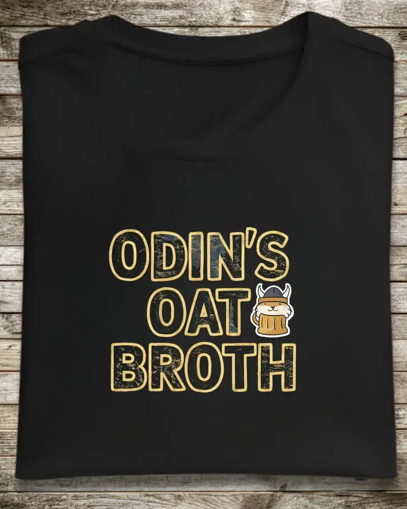 Odin Oat Broth Cotton Tshirts 1