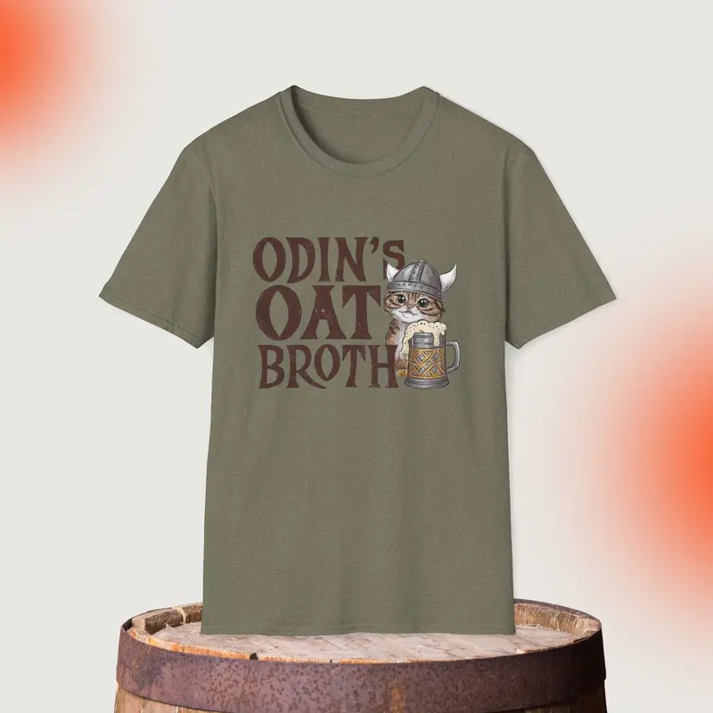 Odin Oath Broth Cotton T-Shirt 10