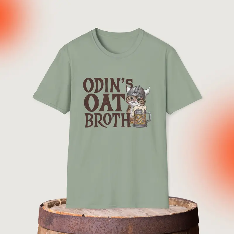 Odin Oath Broth Cotton T-Shirt 17