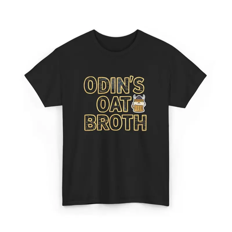 Odin's Oat Broth Unisex Cotton Tee 1