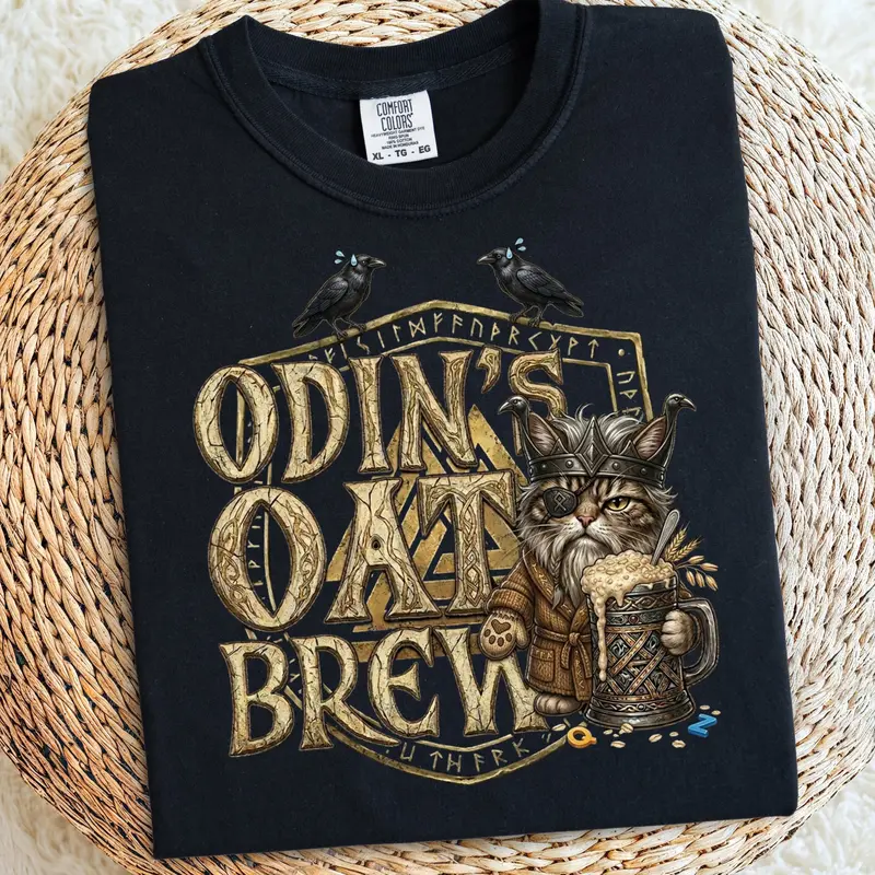 Odin's Oath Brew Cotton Tee 1