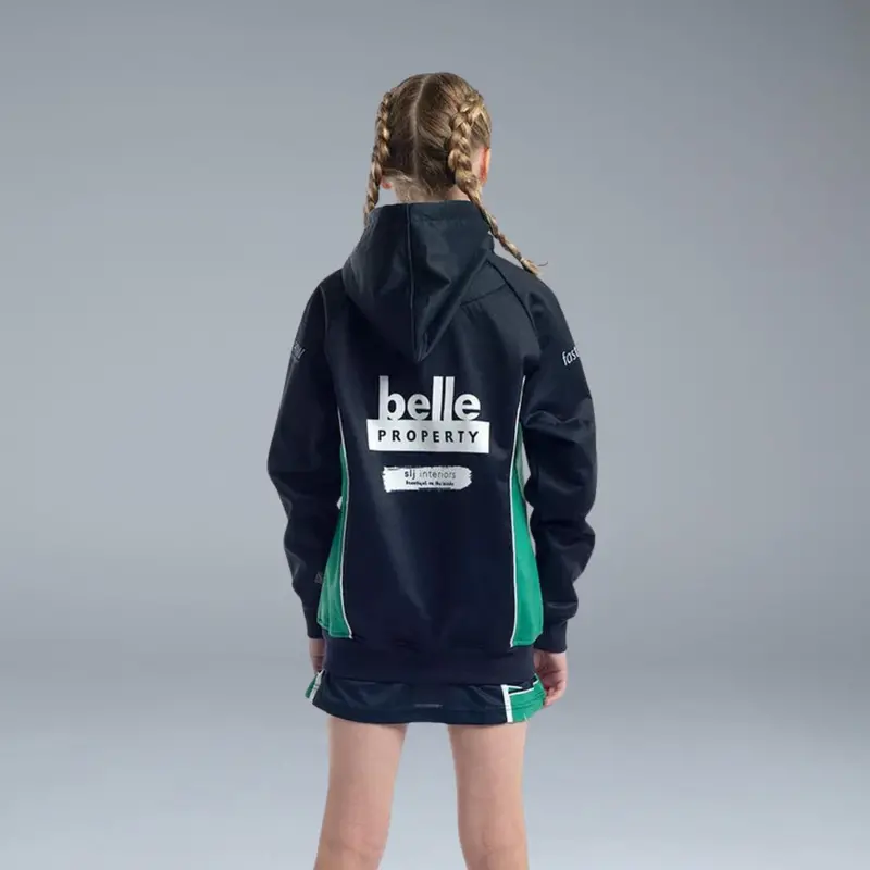 Old Gazelles Netball Club Zip Front Hoodie 2