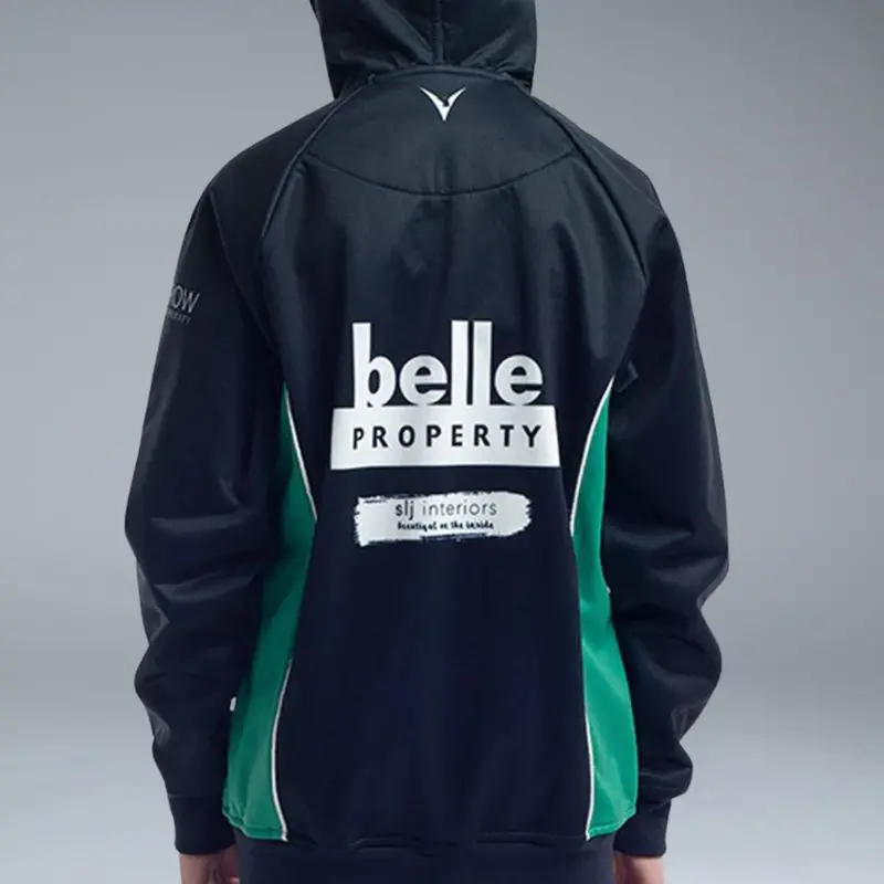 Old Gazelles Netball Club Zip Front Hoodie 6