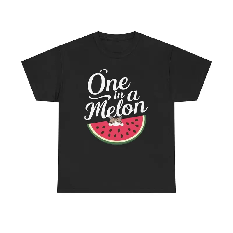 One In A Melon Watermelon Cotton T-Shirt 1