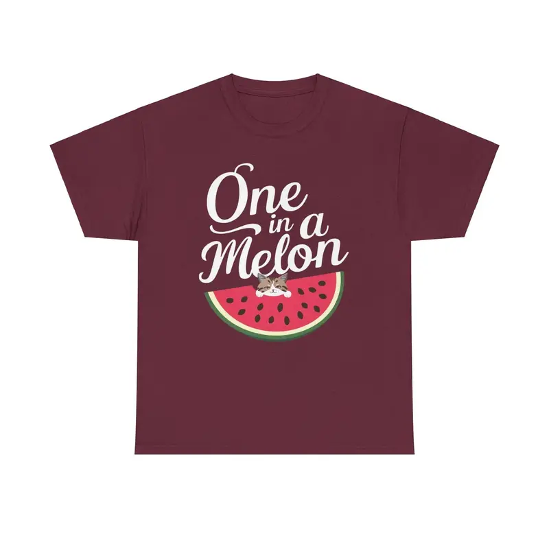 One In A Melon Watermelon Cotton T-Shirt 2