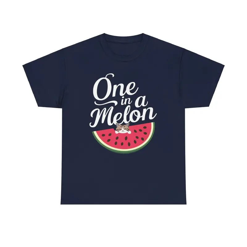 One In A Melon Watermelon Cotton T-Shirt 3