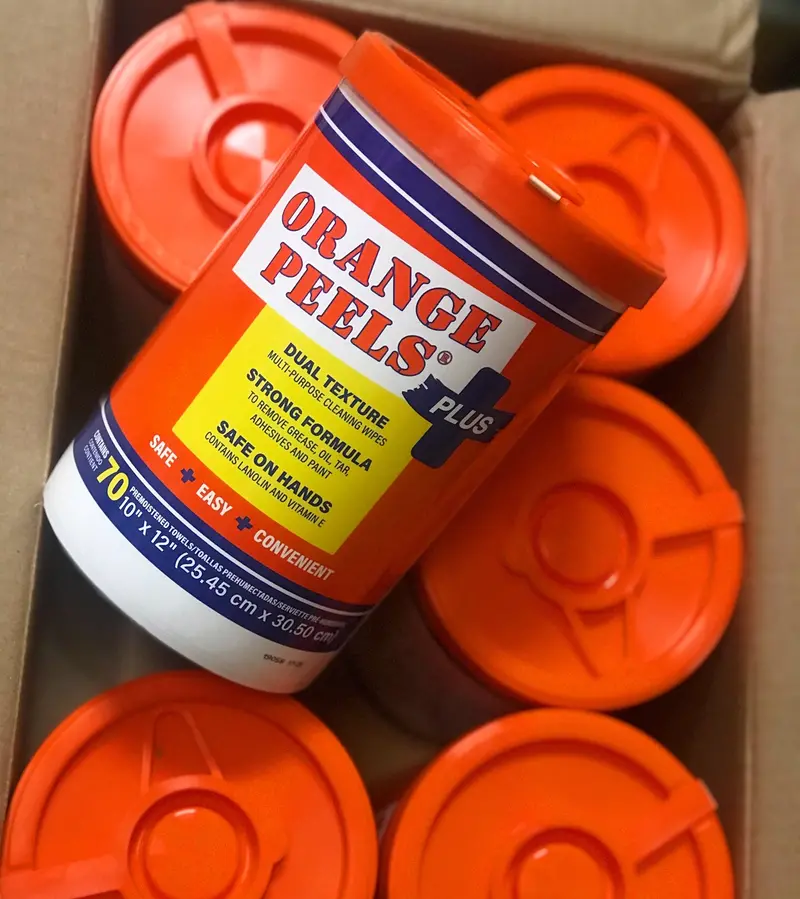 Orange Peel Wipes 1