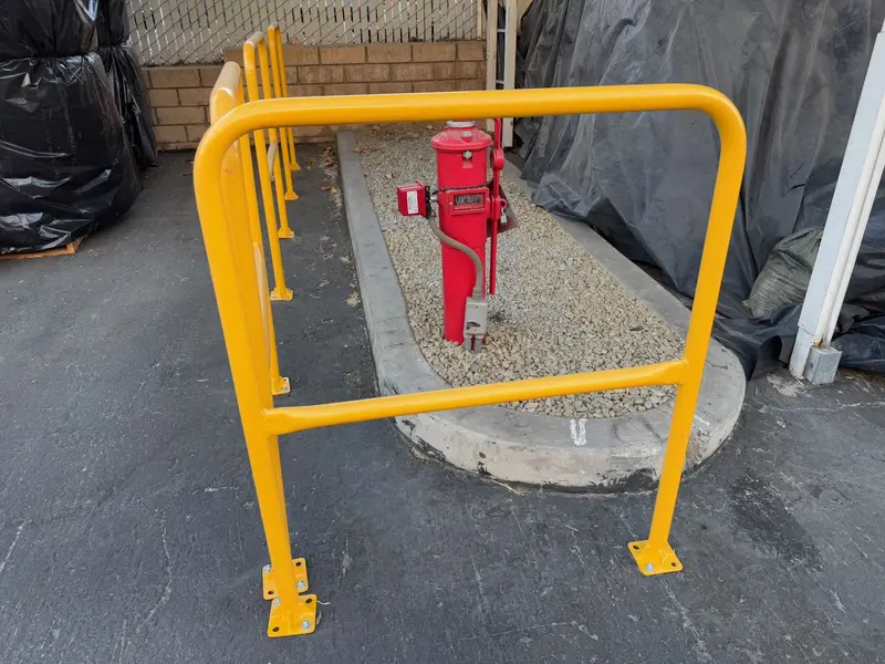 Osha Industrial Safety Railing (36" L X 42" H) - Yellow Guardrail 11