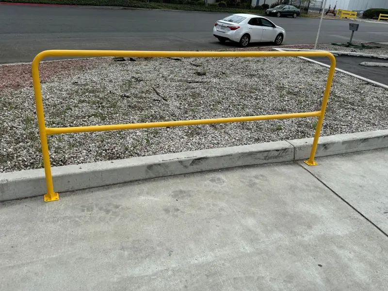 Osha Industrial Safety Railing (96" L X 42" H) - Yellow Guardrail 11